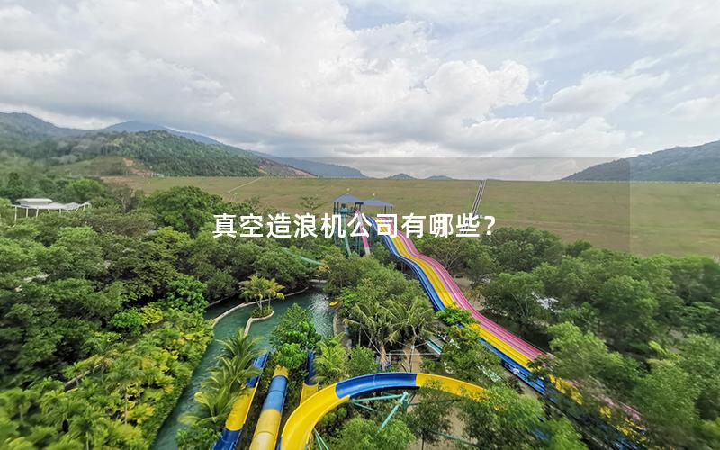 真空造浪機公司有哪些？